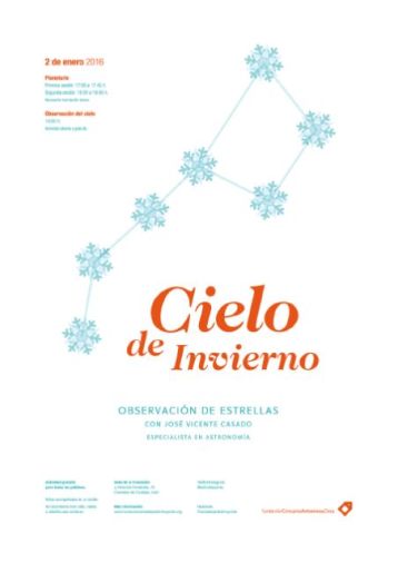 Cartel "Cielo de invierno".
