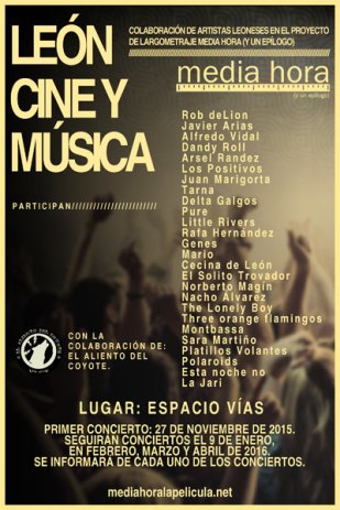 Músicos leoneses que apoyan la película.
