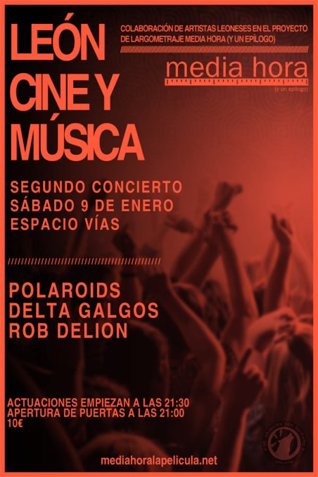 El cartel del segundo concierto.