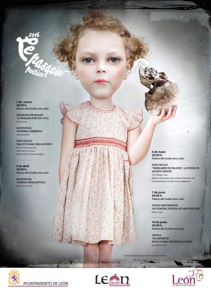 El cartel del "Le Pasquín poético 2016" es obra de Pablo García.