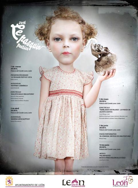El cartel del "Le Pasquín poético 2016" es obra de Pablo García.