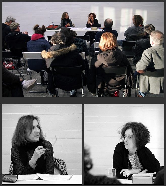 Cova Villegas y Chefa Alonso durante su conversación en el MUSAC. © Fotografías: Juan Luis García (juanluisgx).