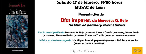 Invitación al acto de presentación.