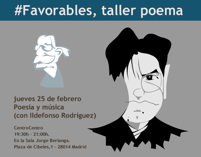 Ildefonso Rodríguez en "Favorables Taller Poema".