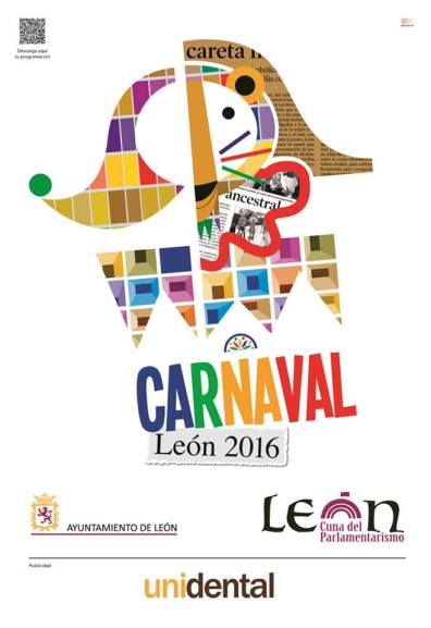 Cartel del Carnaval León 2016.
