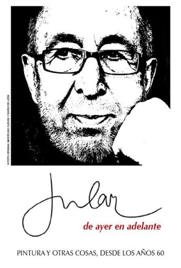 Cartel de una exposición en el Café Ristán-Hotel Quindós (2016), organizada por su sobrina Ana R. Jular.