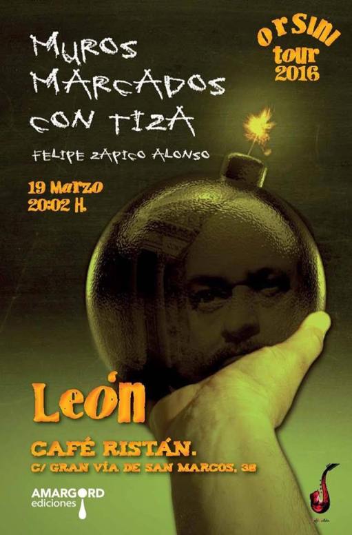 Cartel de la presentación.