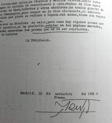 Expediente de la censura: lector "don 29".