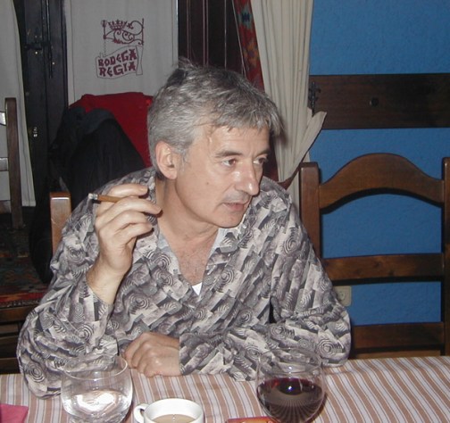 El poeta leonés Jacinto Santos.