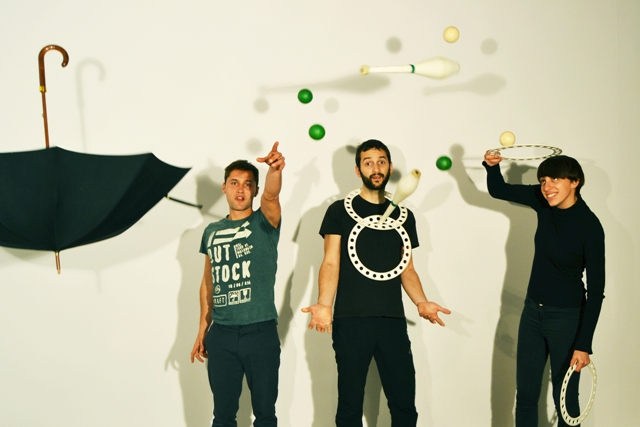 Martín Castaño, Toni Liébana y Alba González. Proyecto "Et Ludit. Juega y crea".