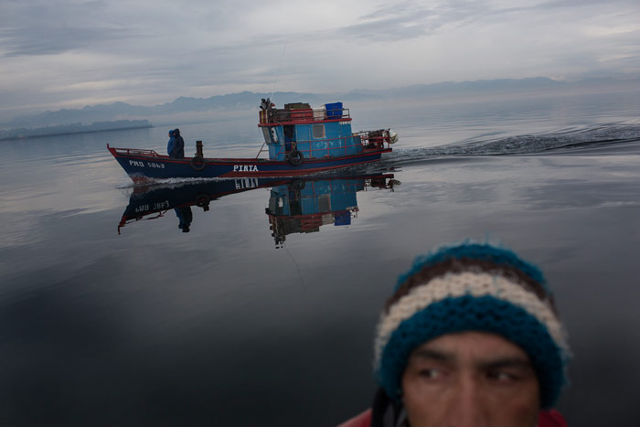 Imagen de una expedición de Greenpeace a Chiloé (Chile) a primeros de mayo de 2016. © Fotografía: Greenpeace/Alejandro Olivares.