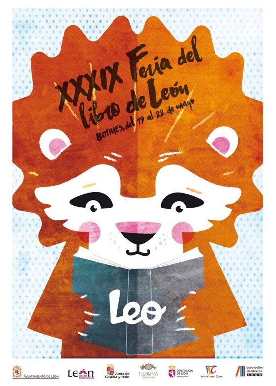 El cartel de la Feria del Libro de León 2016 es obra del artista Pablo García (Pablo Je Je).