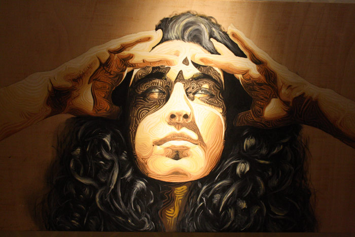 Obra de la exposición "Expiración" en Cearcal. Foto: Ana Blanco.