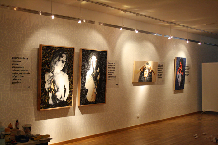 Obras de la exposición "Expiración" en Cearcal. Foto: Ana Blanco.