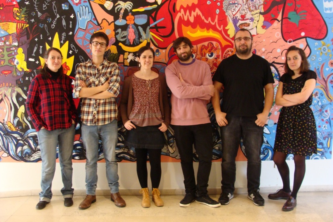 Estibáliz Gómez, Isaac González, Victoria Alonso, Talh Primo, Jorge Consuegra y Virginia Díez. Fotografía: l. Fraíle