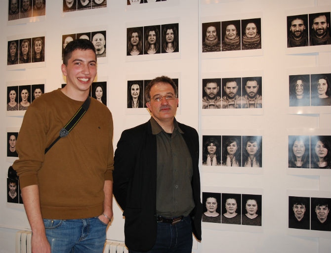 Alfonso González junto al alcalde de Astorga Arsenio García.