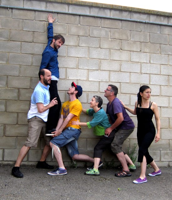 Seis de los siete artistas leoneses que llevarán sus propuestas al festival luso.