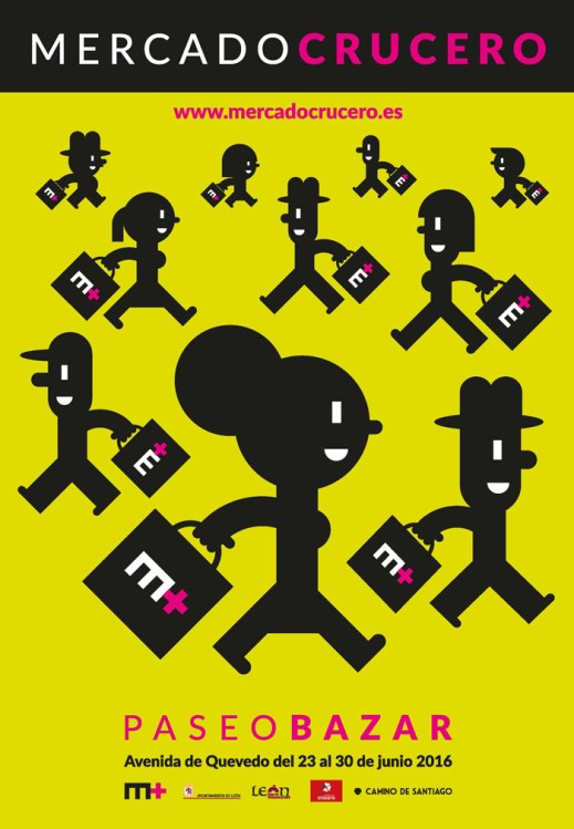 El cartel es obra del artista leonés Javier Cardo.