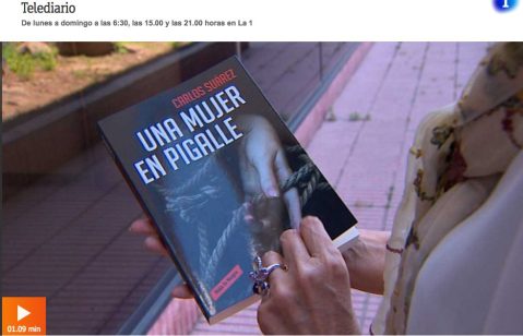 Haz un click para ver el reportaje sobre la novela en el Telediario de TVE.