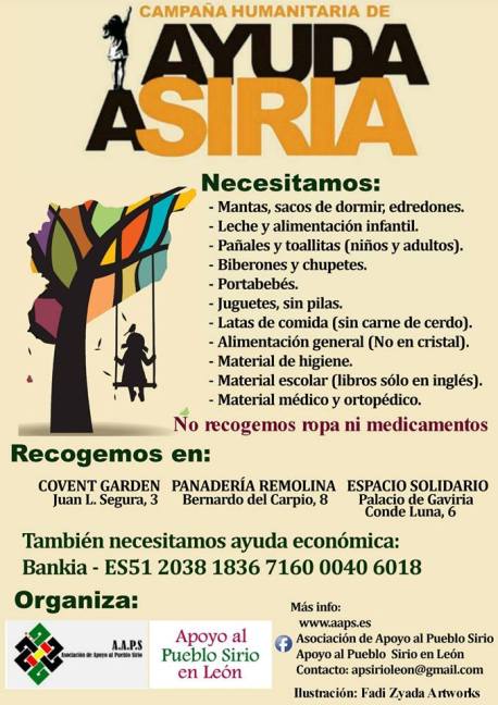 Apoyo al pueblo Sirio.