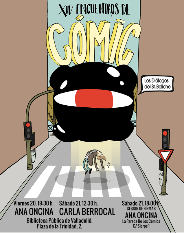 Cartel XIV diálogos Sr Boliche.