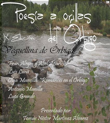 Cartel "Poesía a orillas del Órbigo".