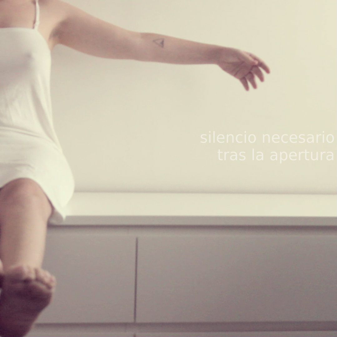 #Incómodasíntesisdeunapostura / Tema 5: "Silencio necesario tras la apertura".