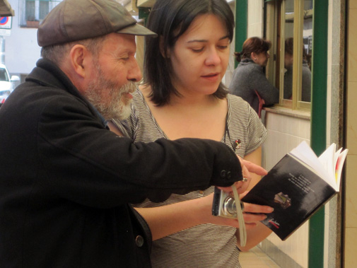 Karlotti y Ana Gorría en la Semana Salvaxe 2012. Foto: E. Otero.