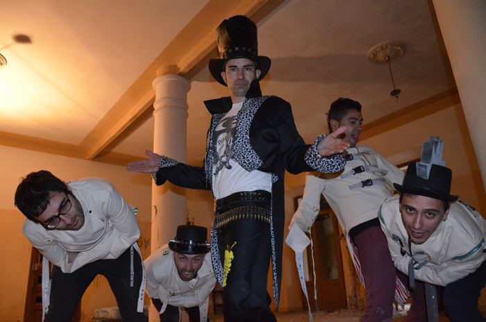 La banda leonesa Esguinze de frenillo.