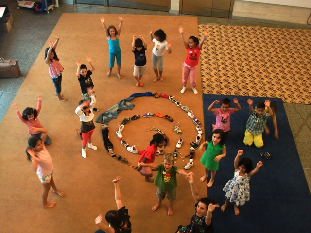 Actividades infantiles de "Pequeamigos", en el MUSAC