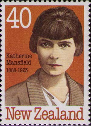 Sello de Katherine Mansfield.