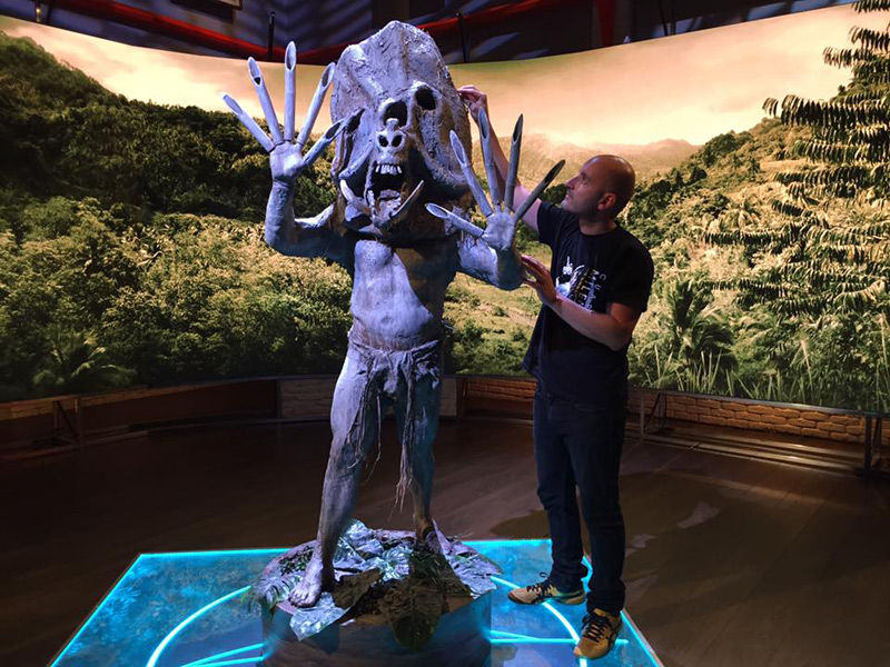 Escenografía para el programa de TV Cuarto Milenio. Autor: Juan Villa.