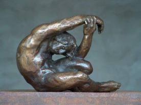 Escultura de Amancio González Andrés para el Premio Leteo.