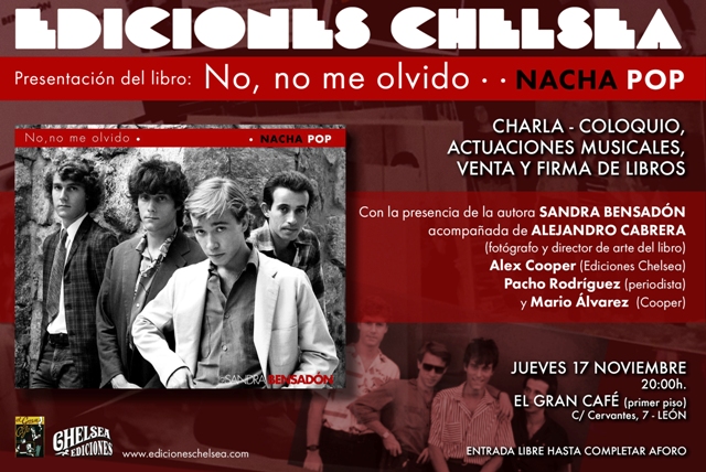 Cartel presentación en El Gran Café