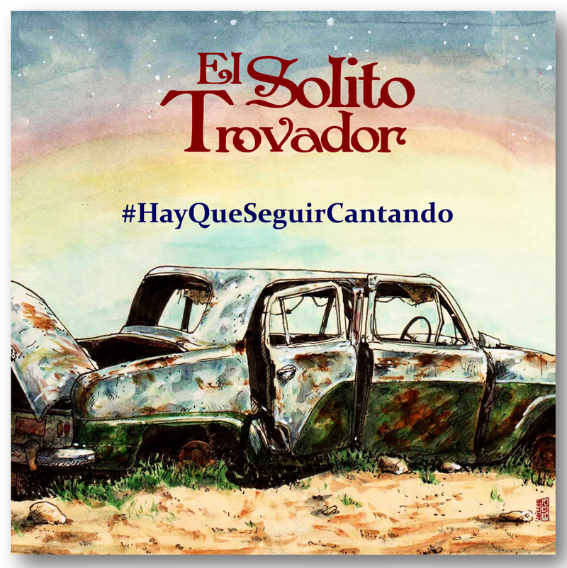 Portada del disco "El Solito Trovador"