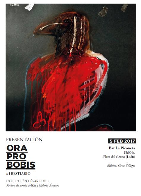 Cartel ORA PRO BOBIS.