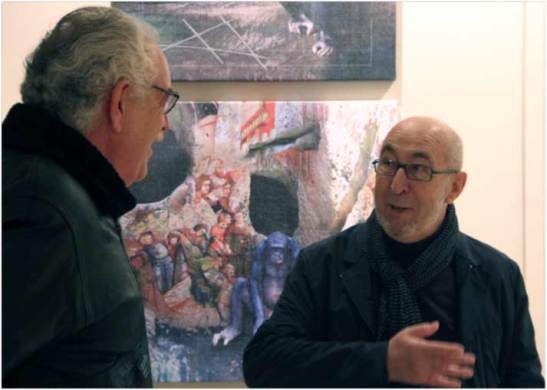 Juan Campal y Manolo Jular, en el Museo de León.