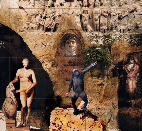 Una de las obras de la exposición 'Descensus ad Inferos', de Manuel Jular (2012).