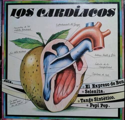 Portada de Manuel Jular para el disco de Los Cardiacos en 1982.
