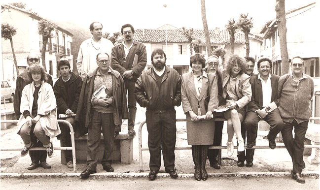 Encuentro de artistas y escritores leoneses. ¿1987-1988?