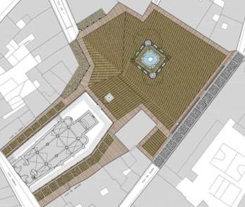 Plano de la planta Plaza del Grano. Fuente: Ayuntamiento de León.
