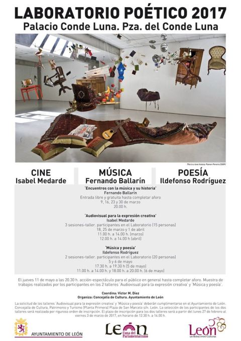 El cartel, realizado sobre una imagen de Mamen Pereira.