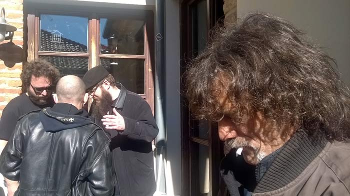 Algunos "teslitas": Carlos Ordás, Genzo P., José Noise y el Canario.