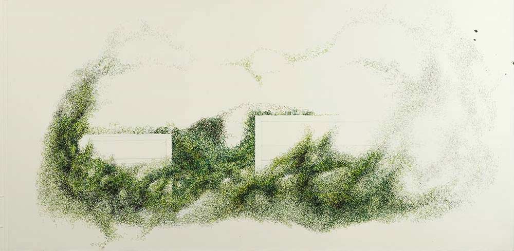 "Jardín en movimiento". © Ilustración: José Carlos Sanz Belloso.