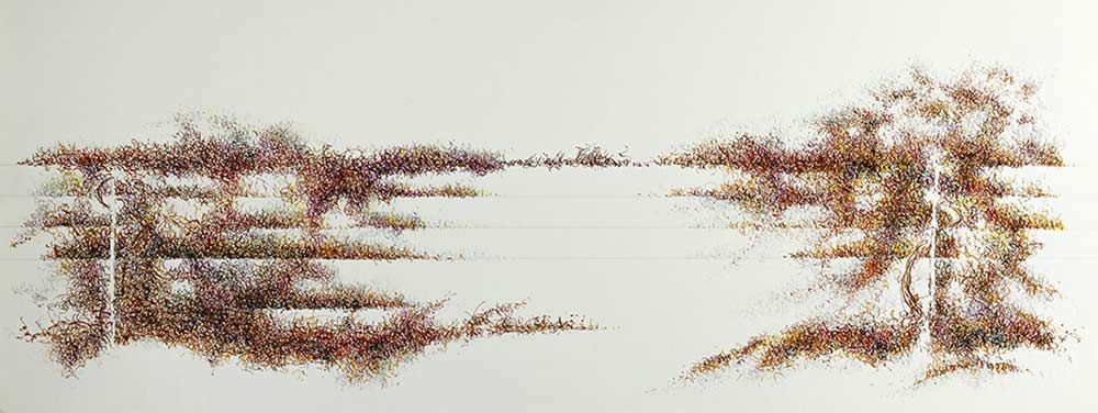 "Jardín en movimiento 8". © Ilustración: José Carlos Sanz Belloso.