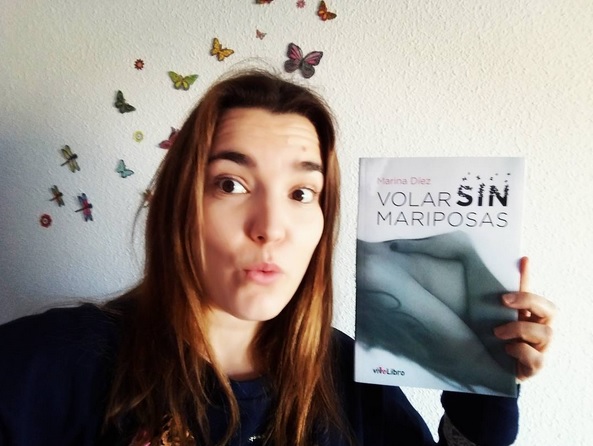Marina Díez, con su nuevo libro.