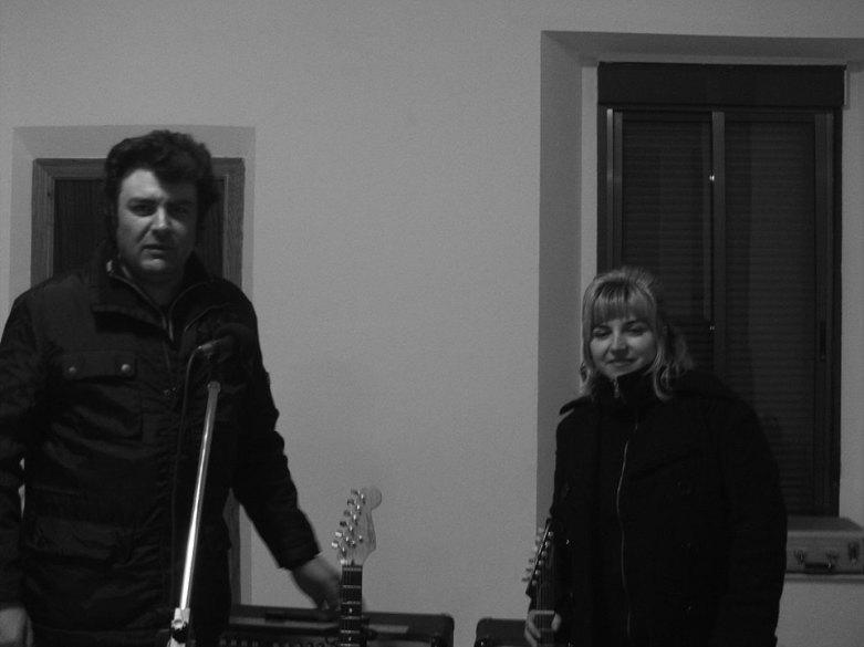 Gema Peña y Luisma Martin, miembros de Autodestruction